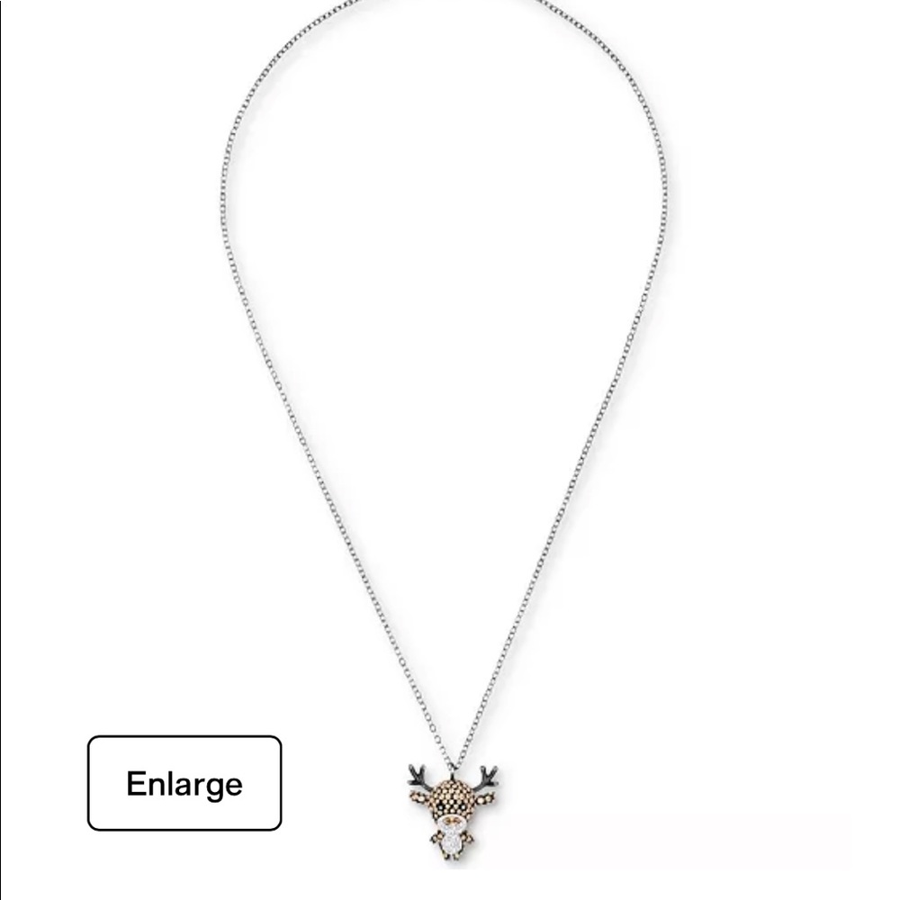 Swarovski little deer pendant necklace